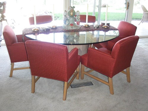 Custom Reupholstered chairs chair